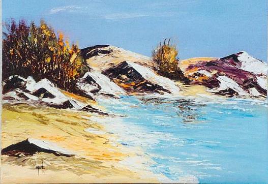114  Rivage sauvage  40x50 - Geneviève Lagarde