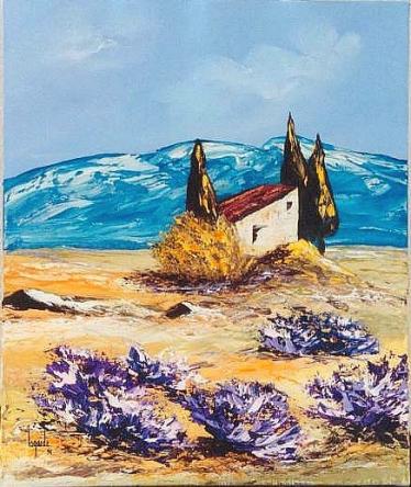 118  Petit gîte provençal  46x38 - Geneviève Lagarde