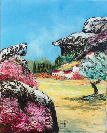 128  Région des Baux de Provence 41x33 - Geneviève Lagarde