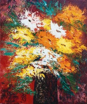130  Bouquet de mai  46x38 - Geneviève Lagarde