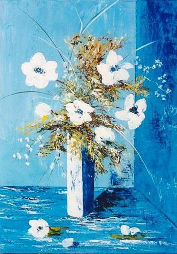 143  Fleurs blanches - Geneviève Lagarde