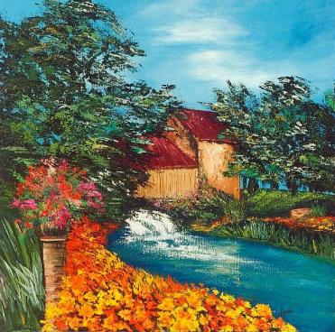 18  Le moulin - Geneviève Lagarde