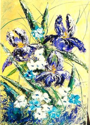 191  Iris Xiphium - Geneviève Lagarde
