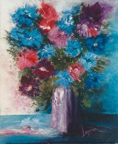 8  Bouquet bleu - Geneviève Lagarde