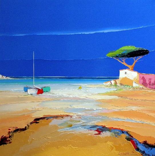 repos sur le sable - Christian Eurgal