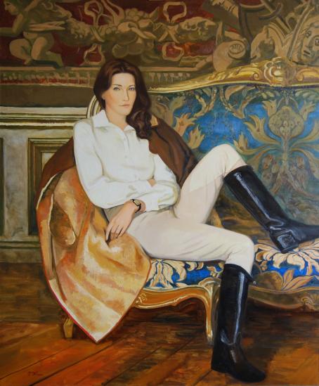 Portrait Carla Bruni - Ruslan Zhila