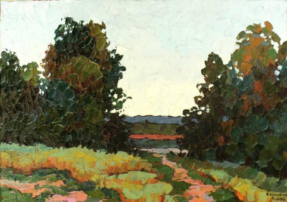 A Summer Study. - Valery Veselovsky
