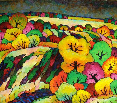 Autumn dark-yellow. - Valery Veselovsky