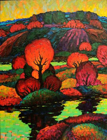 Autumnal Sunset - Valery Veselovsky