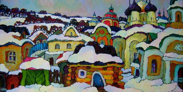 Posad. Sketch. - Valery Veselovsky - Click to enlarge