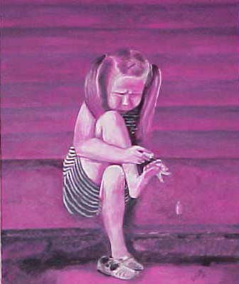 Roxanne and her Pedicure - Bernie Elliott