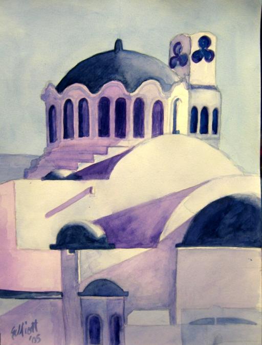 Greek Building - Bernie Elliott