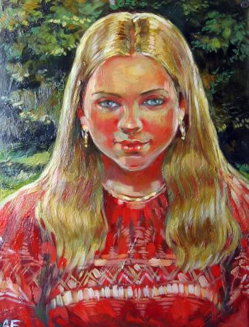 Portrait of the girl - Andrey Epishin