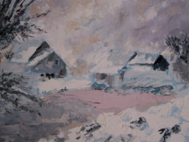 Jeu sous la neige - Marie-Christine Fric - Cliquer pour afficher en grand