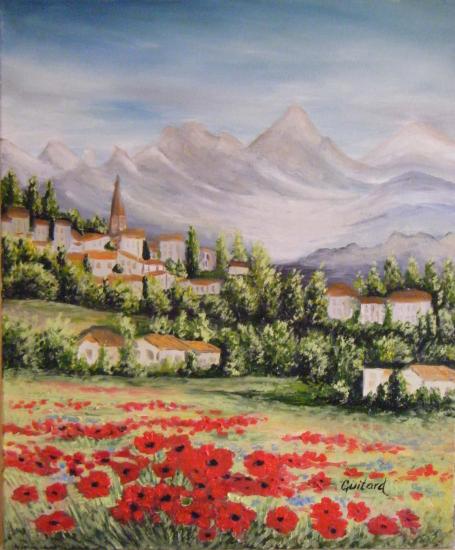 Champ de coquelicots - Svetlana Guitard