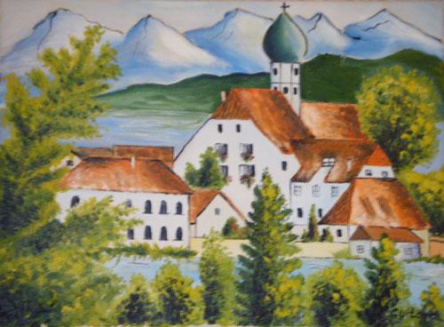 Paysage alsacien - Svetlana Guitard
