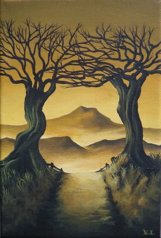 Arbre jaune - Virginie Iztueta