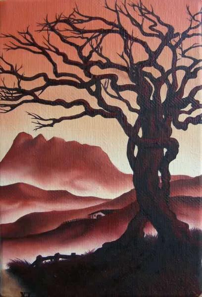 Arbre rouge - Virginie Iztueta