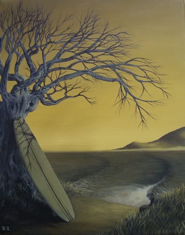 Surf tree'p - Virginie Iztueta - Cliquer pour afficher en grand