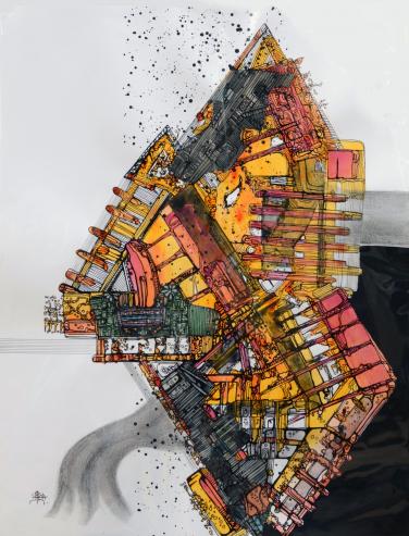 Pyramides 5 - hervé Fayolle