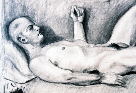 ''Man lying down'' - Kyriakos Thouki
