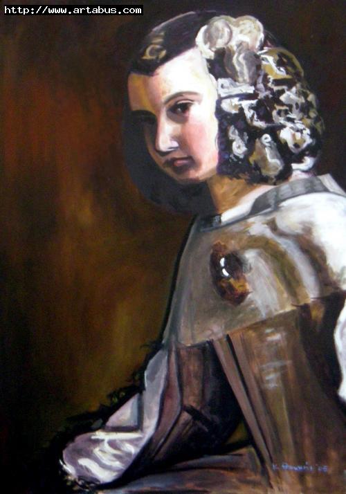 ''Dona Isabel de Velasco'', of ''Las Meninas'' of - Kyriakos Thouki