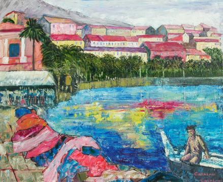 Le vieux port d'Ajaccio - José Catalan