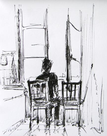 At the window - William Fletcher