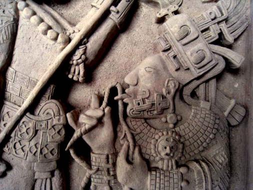 Linteau 24 de Yaxchilan - Antoine Aldebert