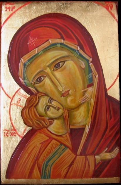 Holy Mary with Christ Child - Hirtopeanu Iuliana