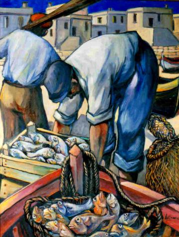 The fishermen return - Cosimo Lo Savio