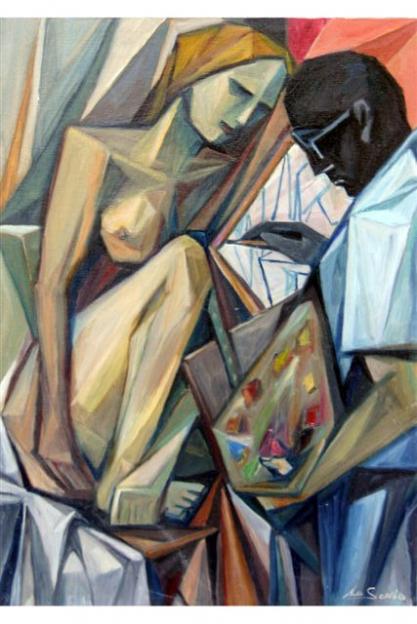 Il pittore e la modella - Cosimo Lo Savio