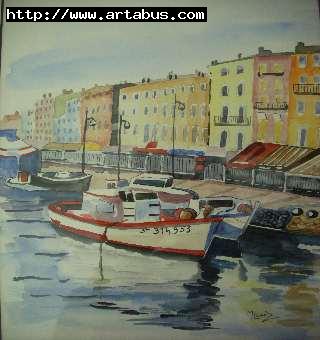 Le port de Sete . - Marcelle Lugez