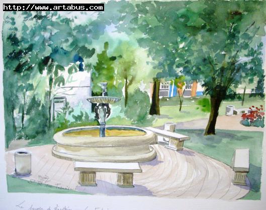 Saint-pol, le jardin public . - Marcelle Lugez
