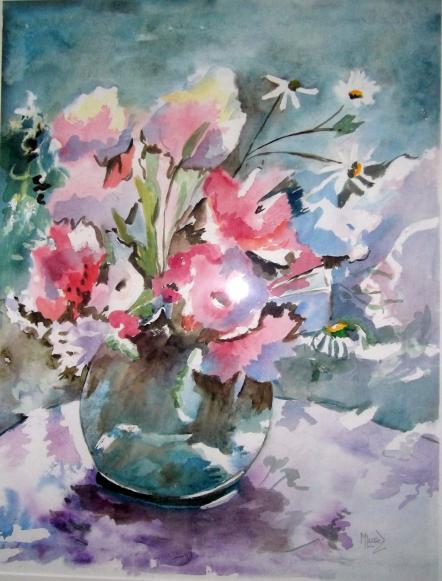 Le bouquet 2 . - Marcelle Lugez