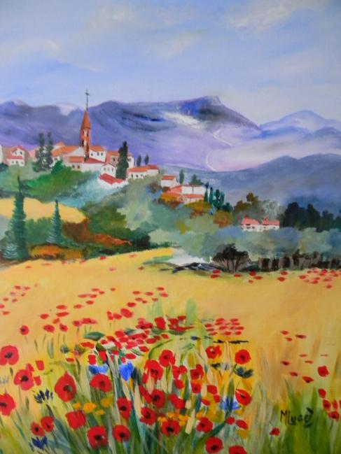 Le village de provence - Marcelle Lugez