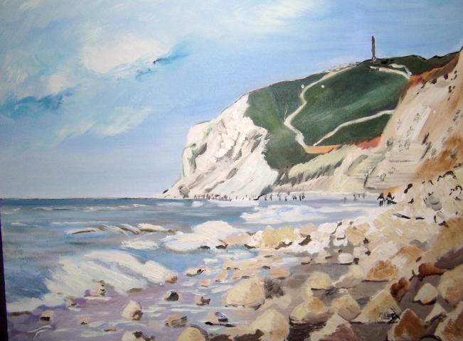 Le Cap Blanc-Nez - Marcelle Lugez - Click to enlarge
