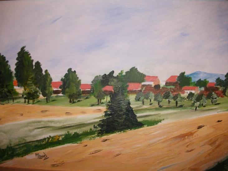 La campagne - Marcelle Lugez - Click to enlarge