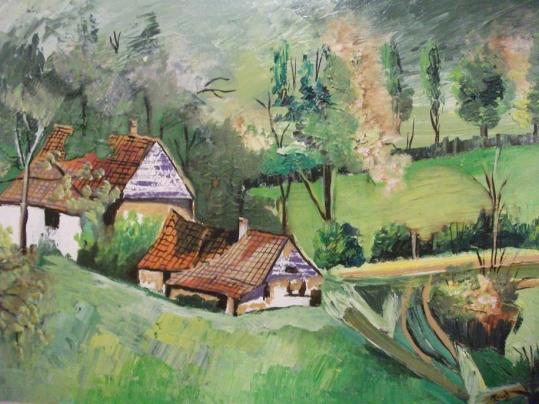 Maisons du coté de Fressin - Marcelle Lugez