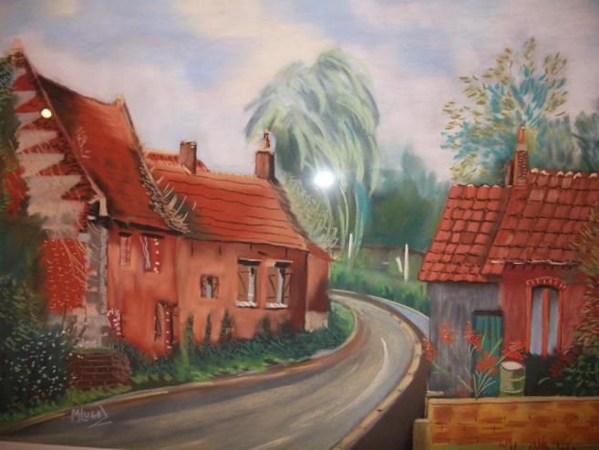 Le moulin de la Comté - Marcelle Lugez - Cliquer pour afficher en grand