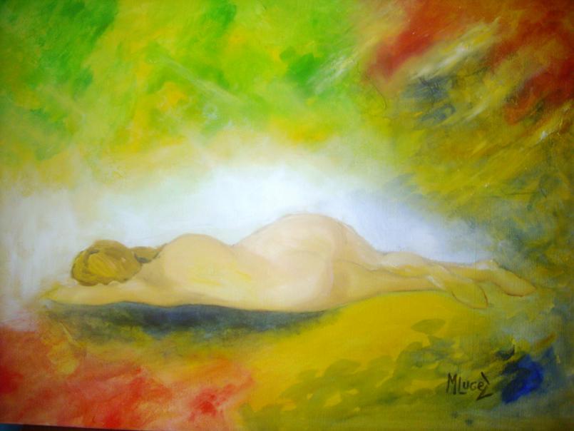 Femme nue de dos - Marcelle Lugez - Cliquer pour afficher en grand