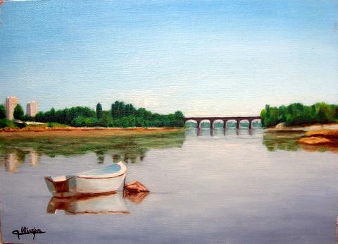 Pont de la Vendée sur la Loire - Michèle Ollivier