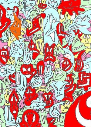 Filet de foule couleurs - Alex Koshan