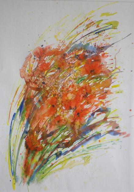 bouquet au vent - Claudine Jean