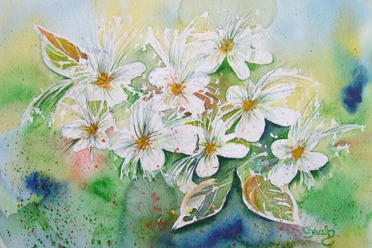 Fleurs étincelles - Claudine Jean