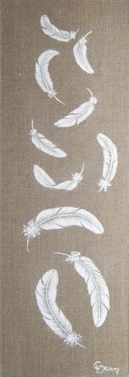 les plumes - Claudine Jean