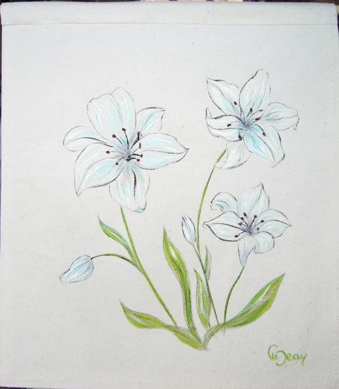 lys blancs - Claudine Jean