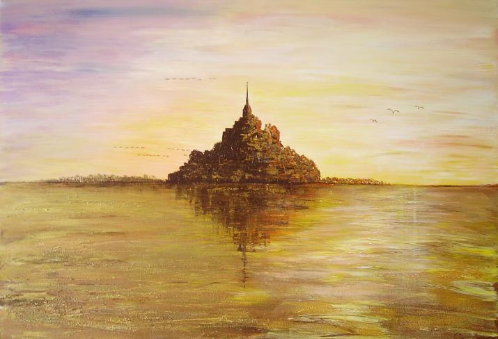Mt St Michel 5 - Claudine Jean - Cliquer pour afficher en grand