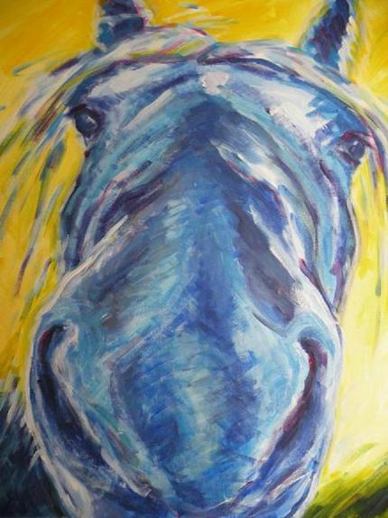 TRES GROS PLAN SUR LE CHEVAL - Béatrice David