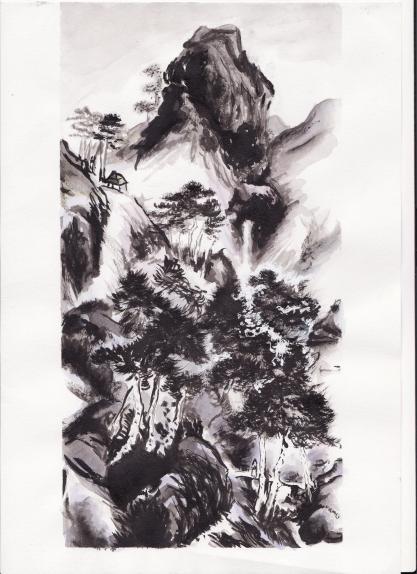 Chinese paint - Charlotte Deshaies